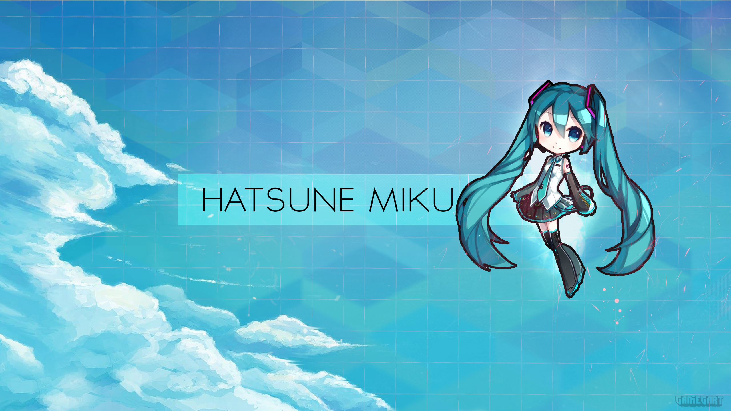 Chibi Hatsune Miku Wallpaper