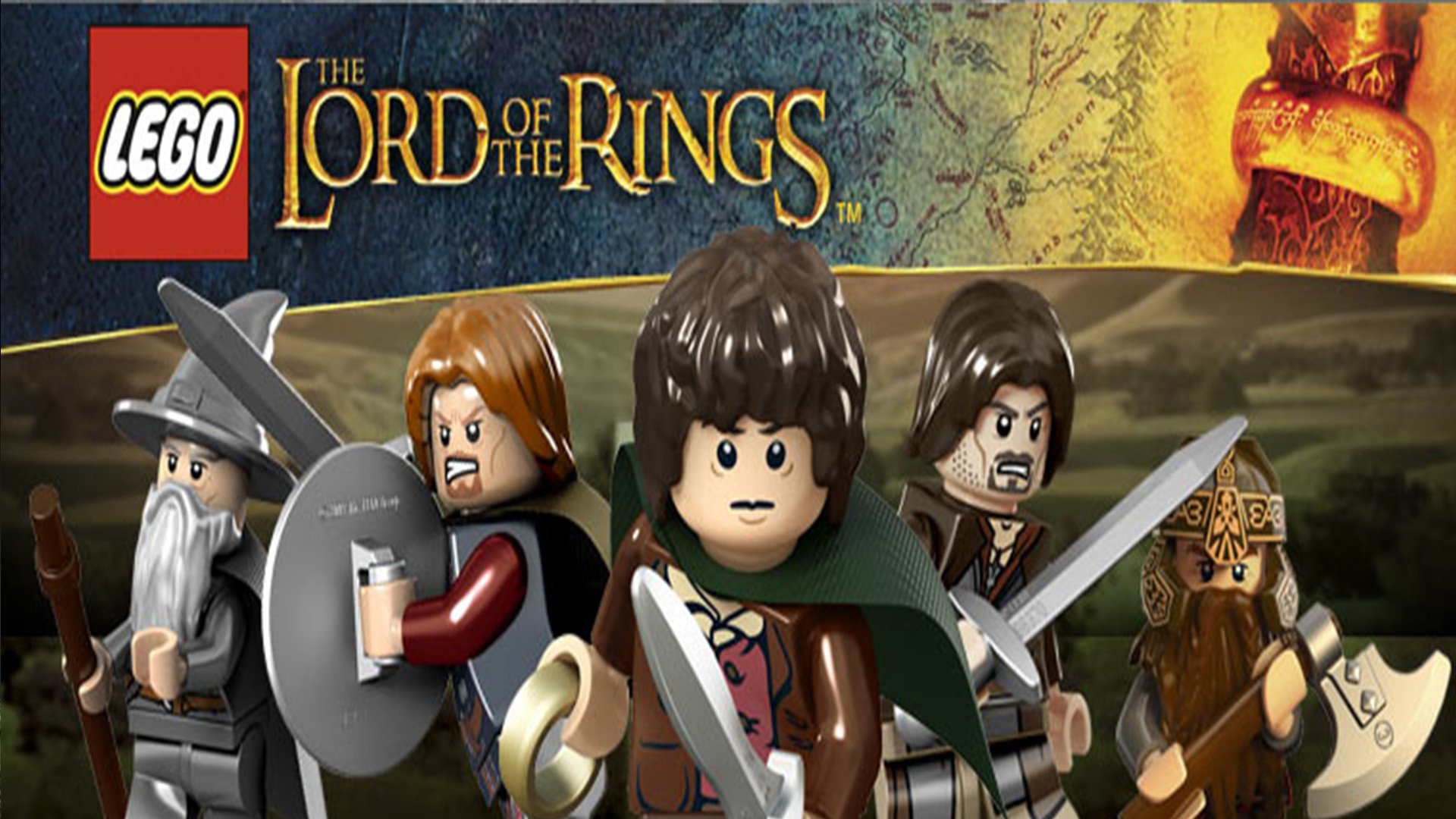 LEGO The Lord Of The Rings HD Wallpaper