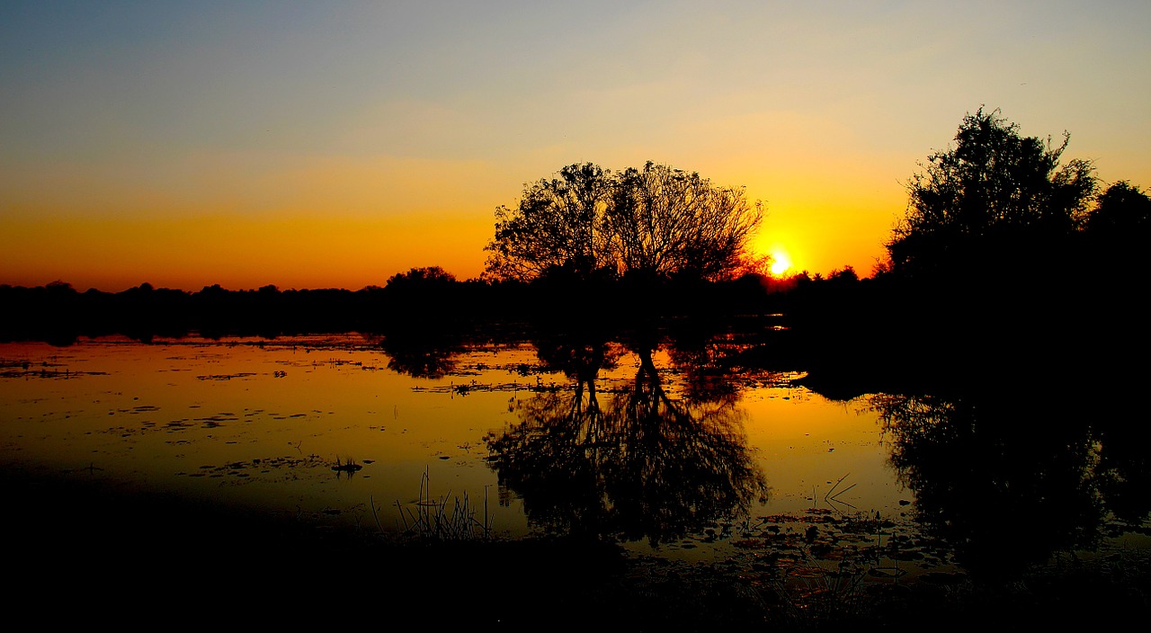 Download free photo of Anuradhapura, sri lanka, sunset, lake, free picture