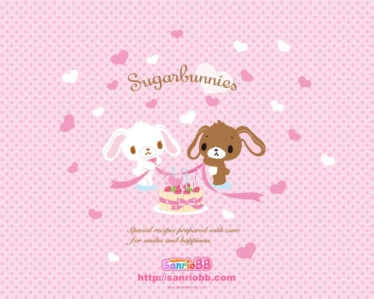 Sugar Bunnies Wallpaper. Sanrio wallpaper, Bunny wallpaper, Sanrio