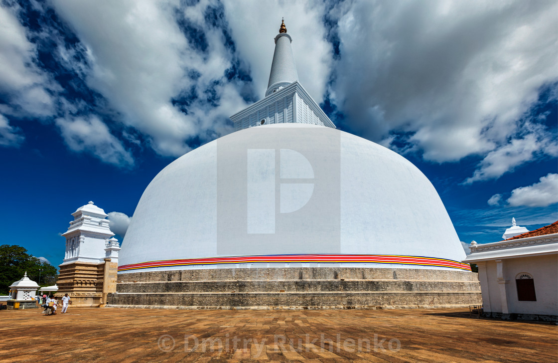 Ruwanweliseya Dagoba. Anuradhapura, Sri Lanka, download or print for £9.99