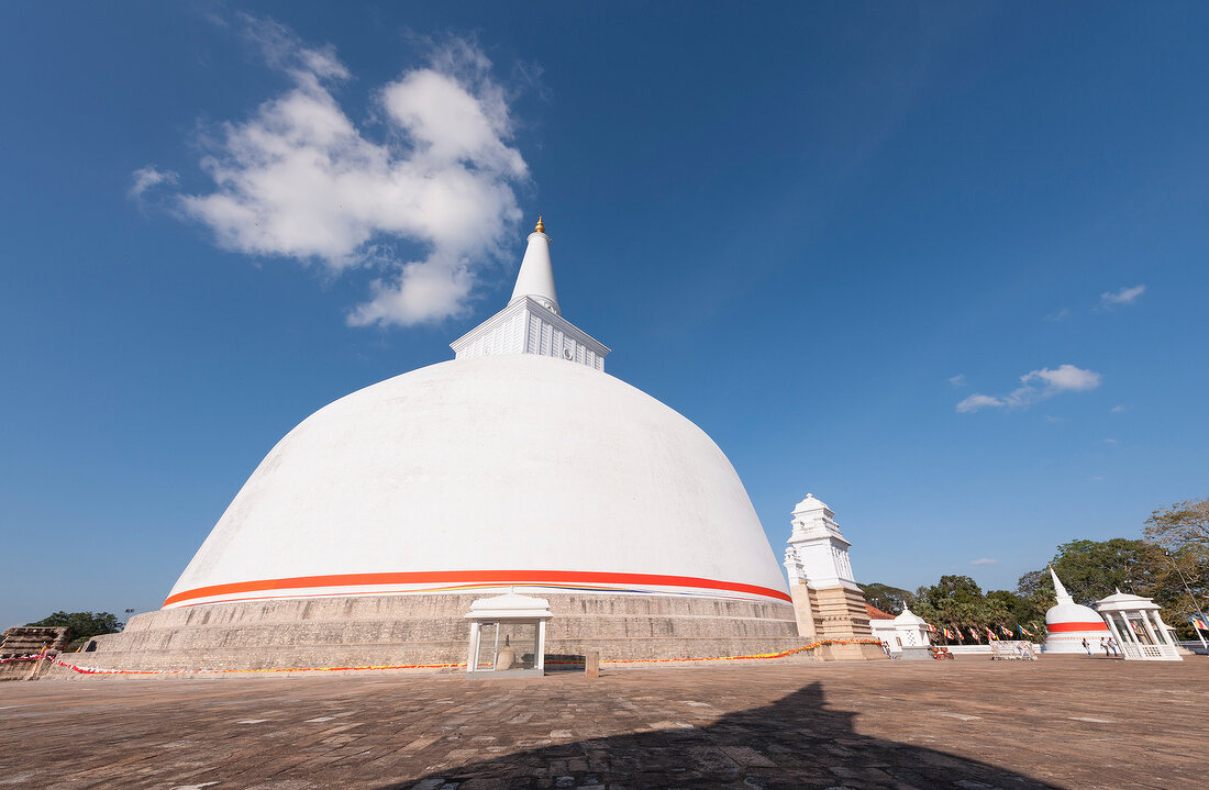 Low angle view of Stupa of Mirisawetiya