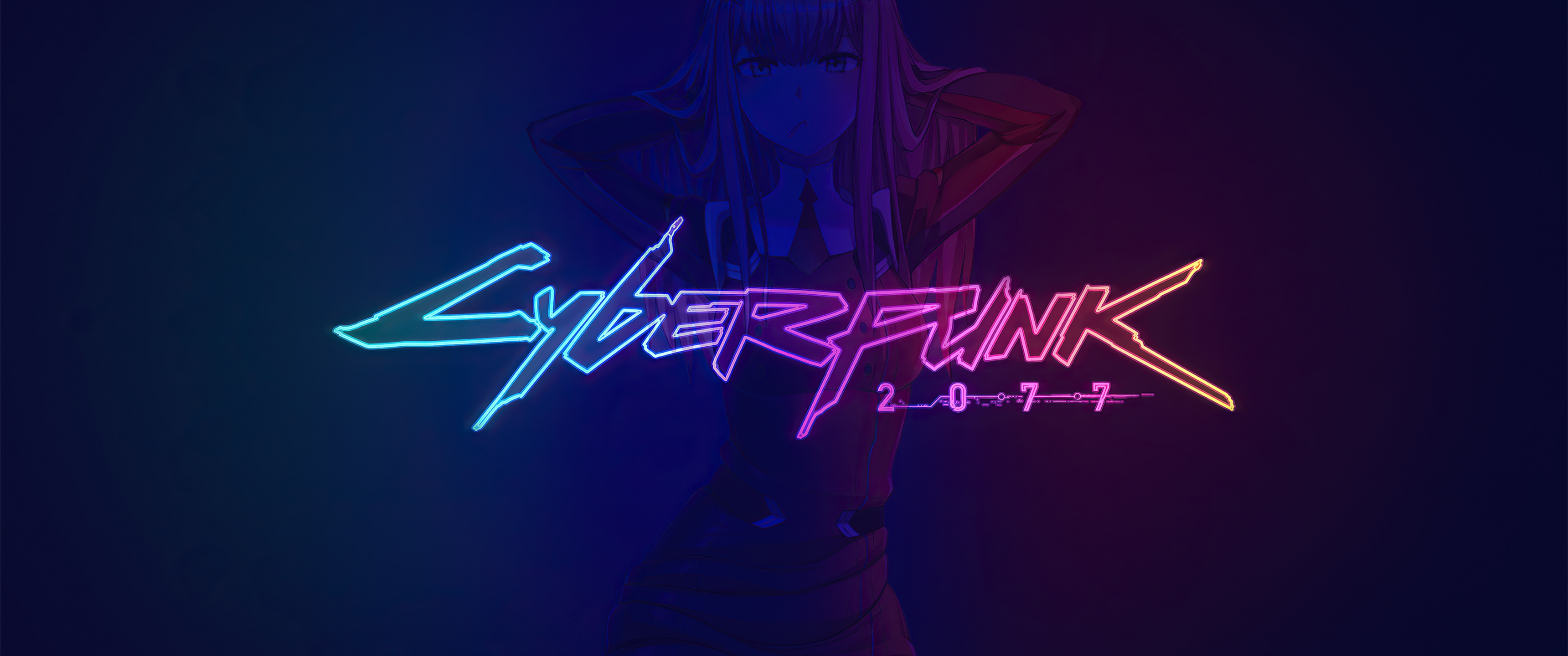 Cyberpunk 2077 Wallpaper 4K, Zero Two, DARLING in the FRANXX, Neon, Games