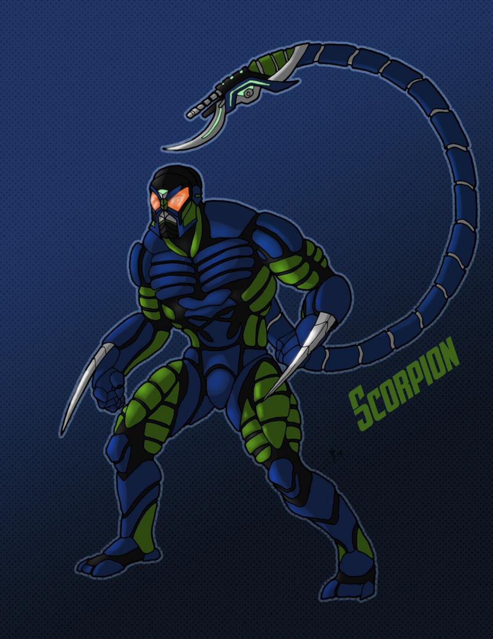 Marvel: Scorpion alternate colors. Marvel characters art, Spiderman artwork, Marvel universe characters