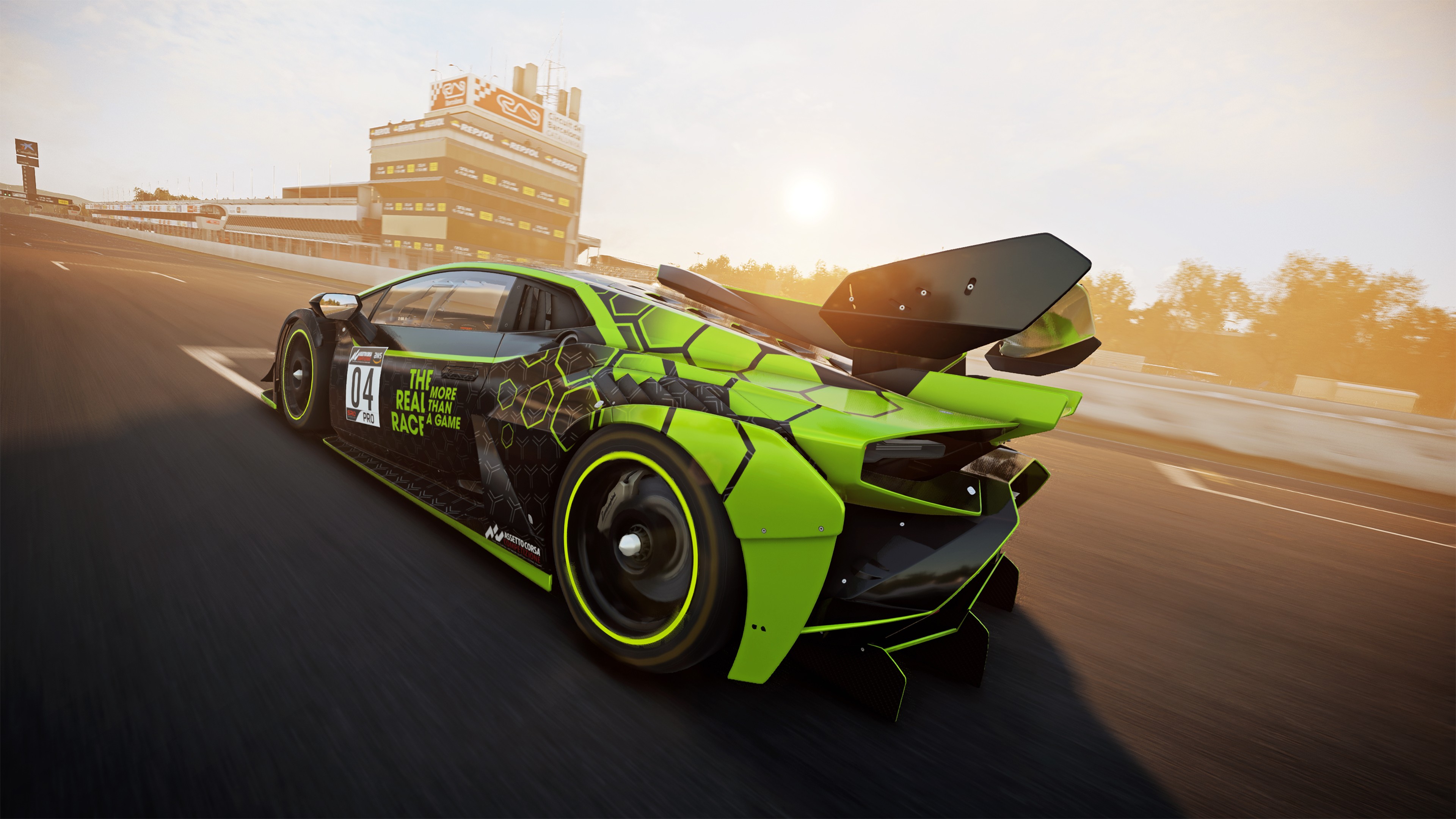 Lamborghini Huracán Super Trofeo EVO2 Lamborghini Esports 2022 4K Wallpaper. HD Car Wallpaper