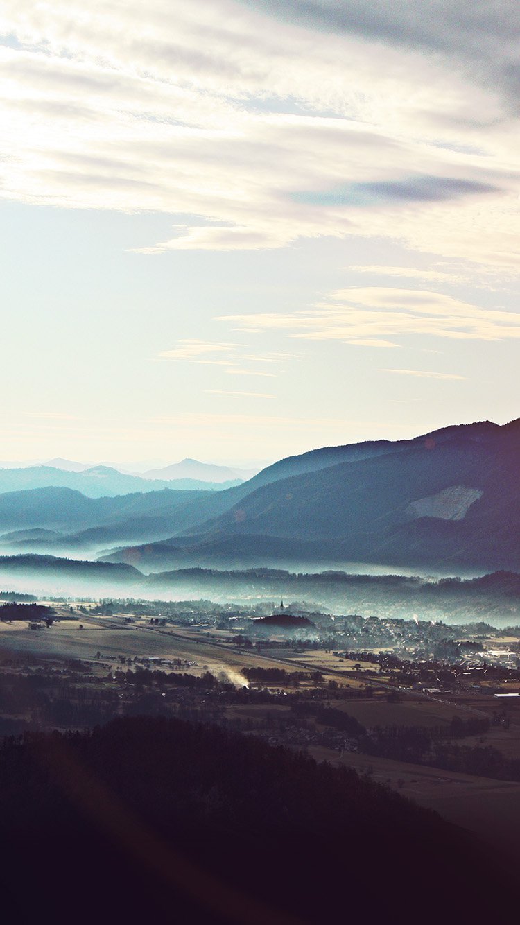 iPhone 6 wallpaper. landscape mountain summer blue nature flare