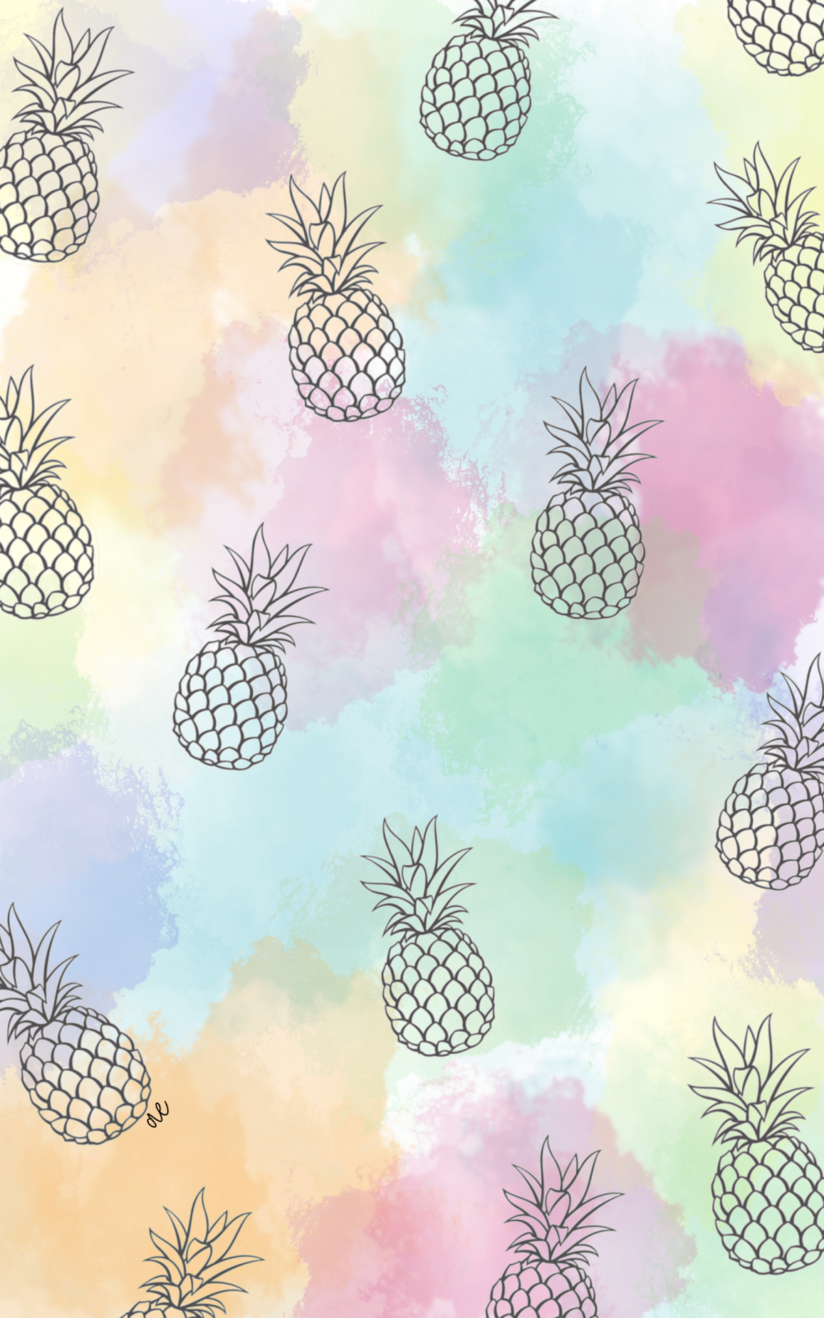 Pineapple Vacation Wallpaper. Pineapple wallpaper, Cute pineapple wallpaper, iPhone wallpaper pineapple