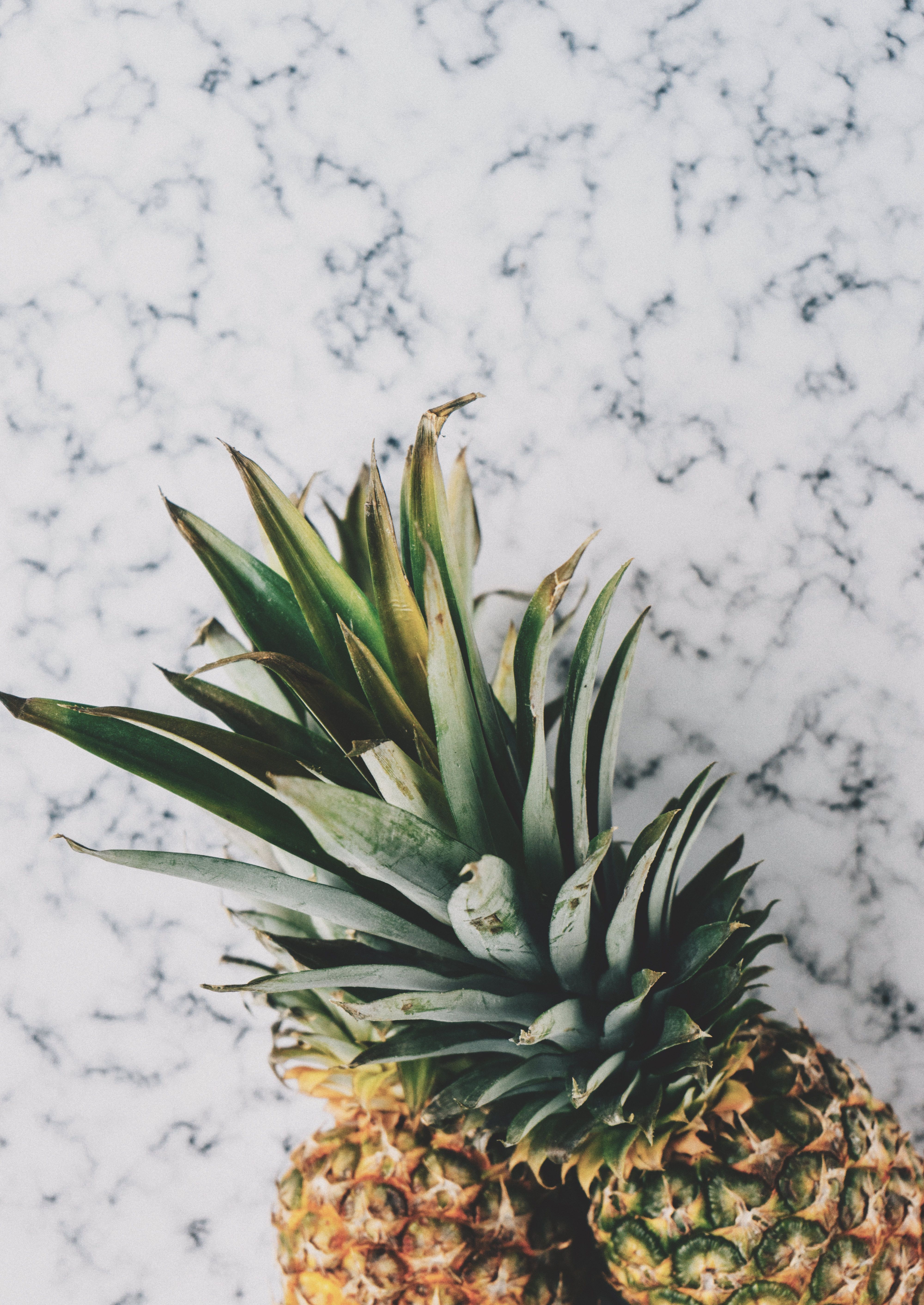Marble Pineapple Wallpaper