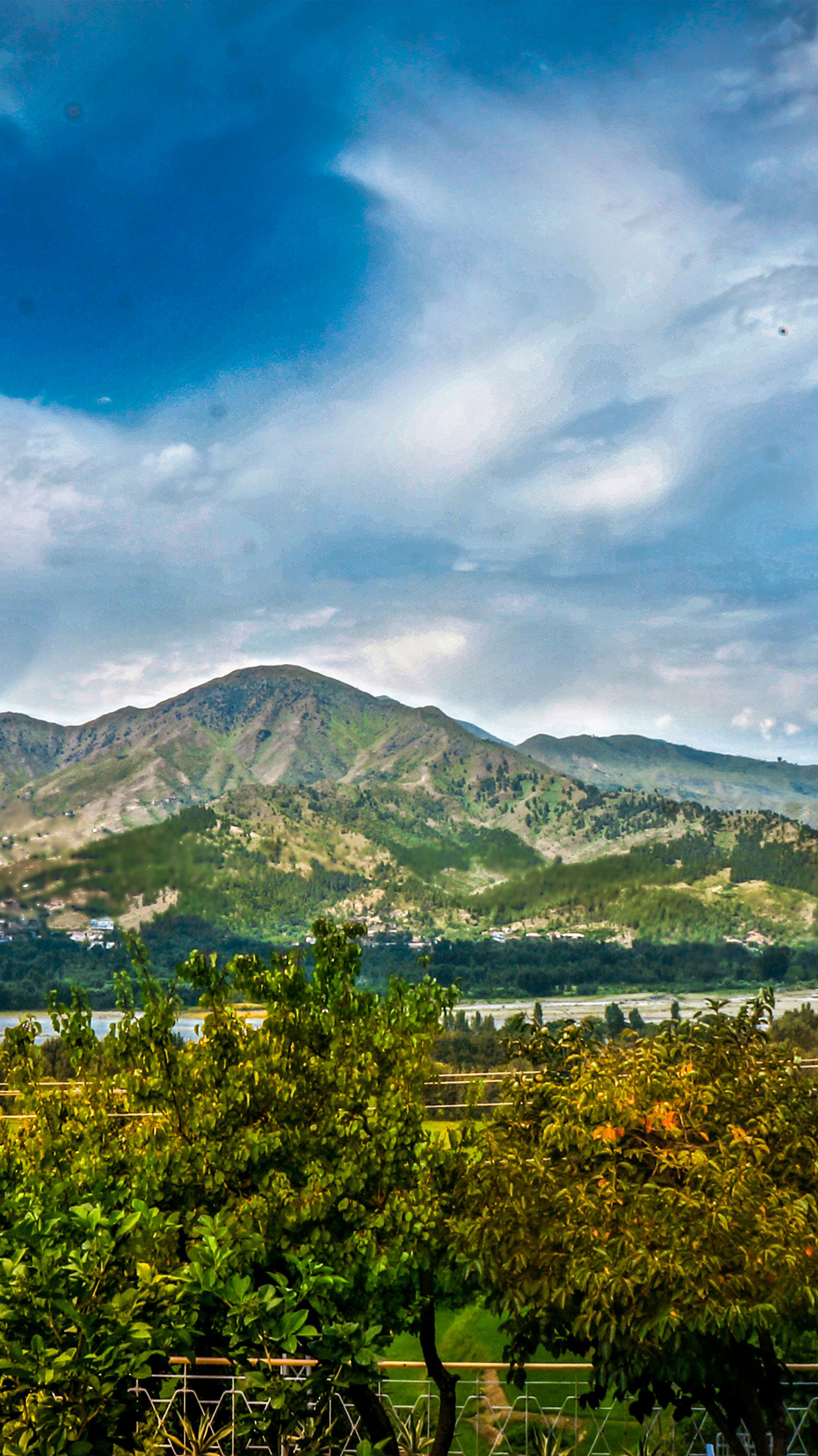 iPhone X wallpaper. summer sky cloud mountain nature