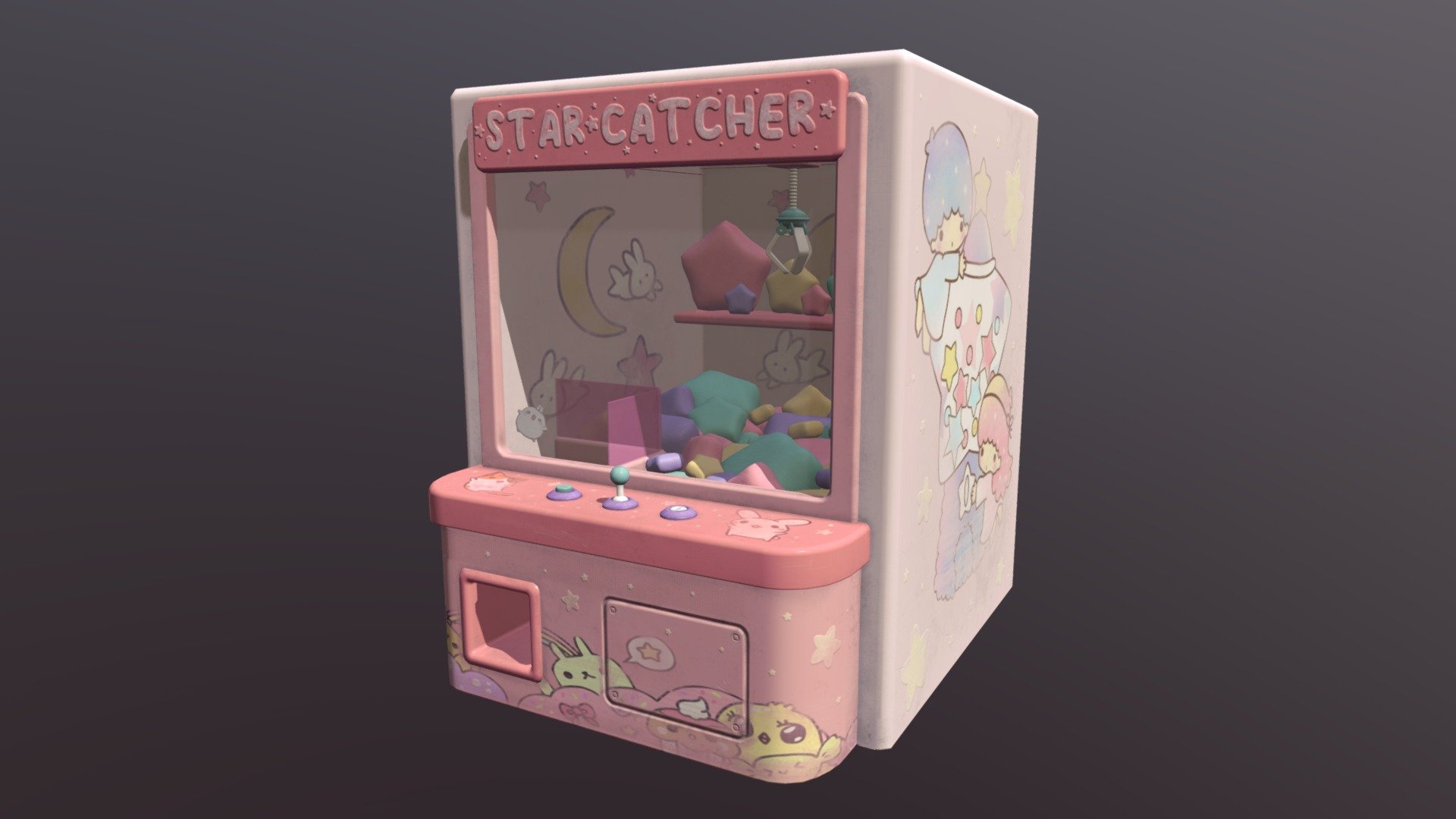Claw machine (with textures) model by octopushh [db47f6a]