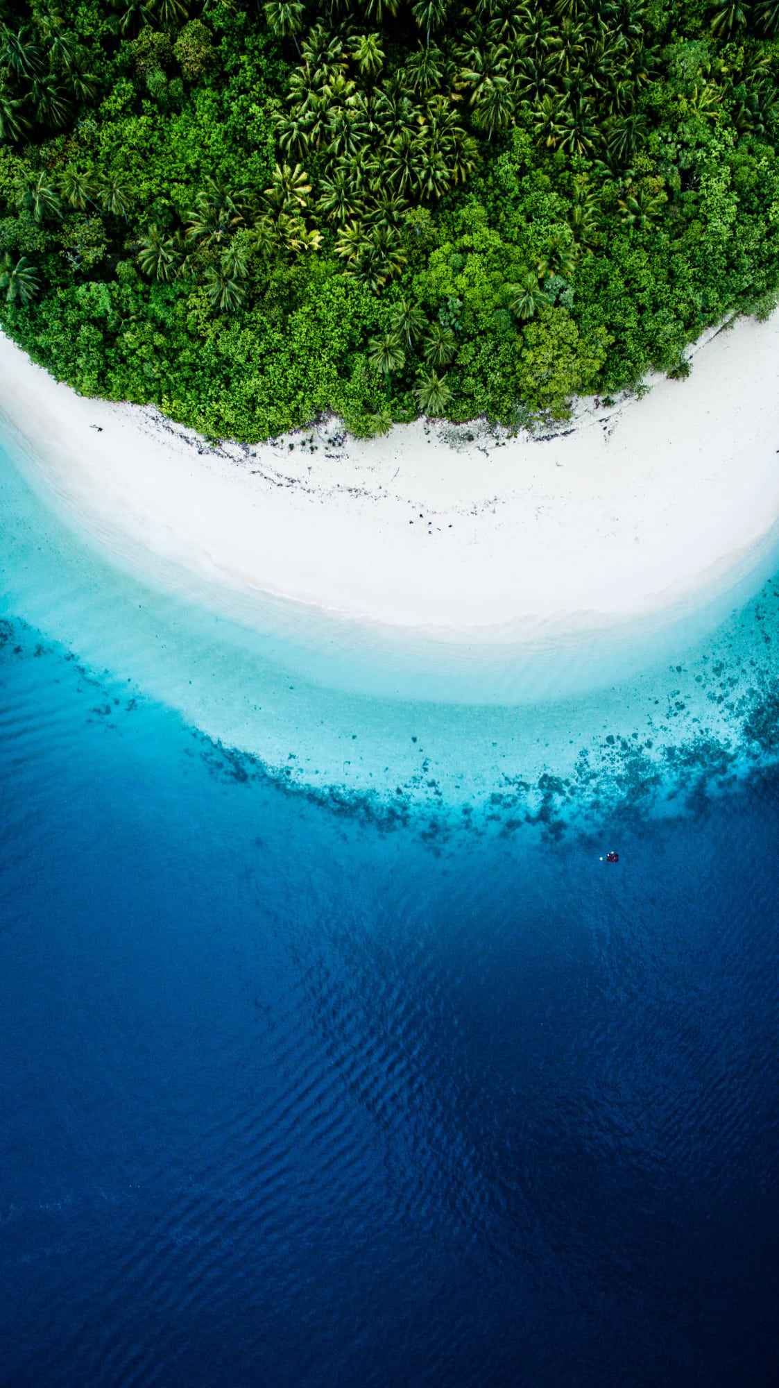 White Beach Blue Ocean Aerial View IPhone Wallpaper Wallpaper, iPhone Wallpaper