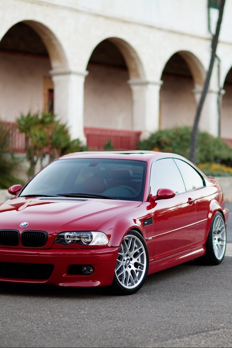 Wallpaper Building, Coupe, Red, E Bmw, M3 - Ε46 Bmw