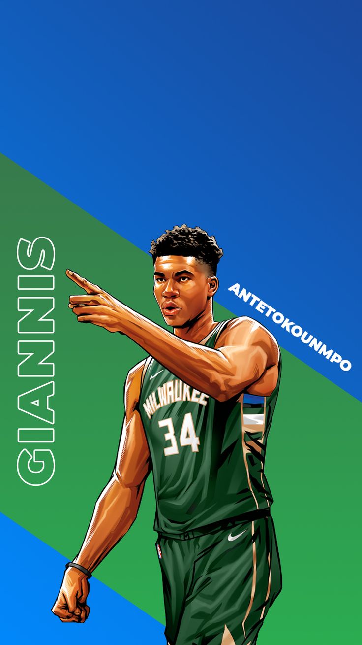 Giannis Antetokounmpo Wallpaper. Basketball players nba, Usa basketball, Nba art