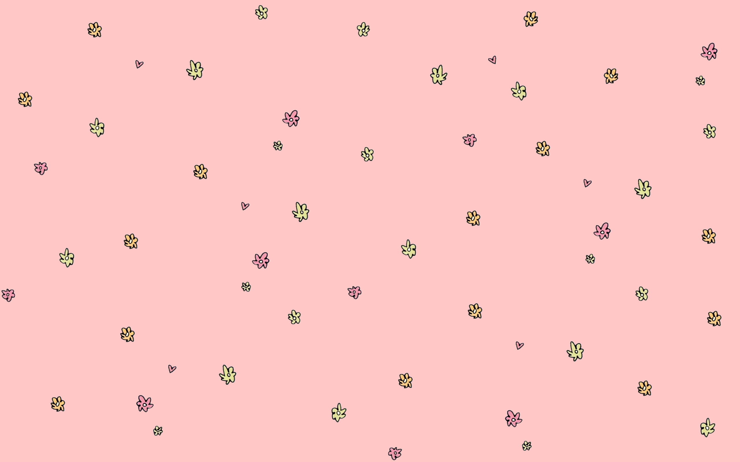 Heartstopper Flowers and Leaves Wallpaper (Desktop + Phone)
