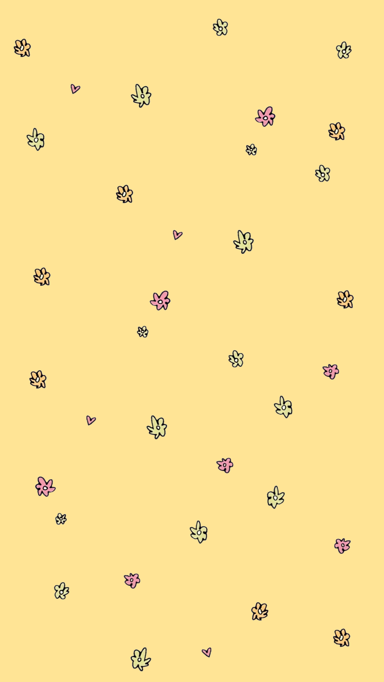 Heartstopper Flowers and Leaves Wallpaper (Desktop + Phone)