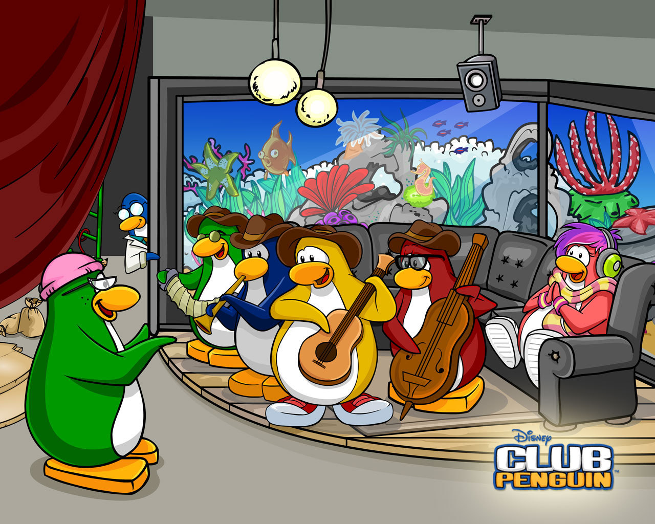 famous penguins Penguins on Club Penguin Wallpaper