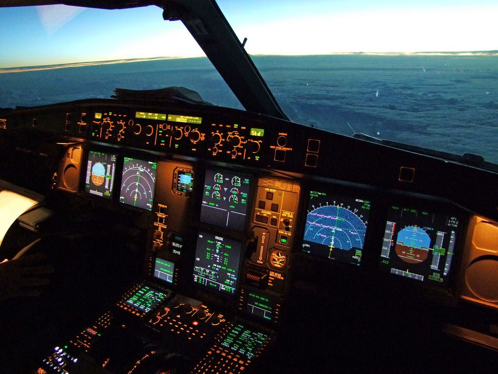 Airplane Cockpit Wallpaper