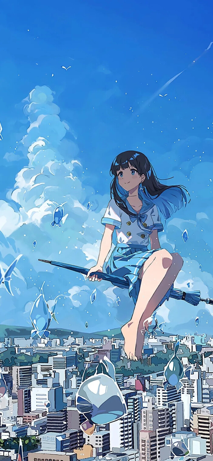 anime sky wallpaper