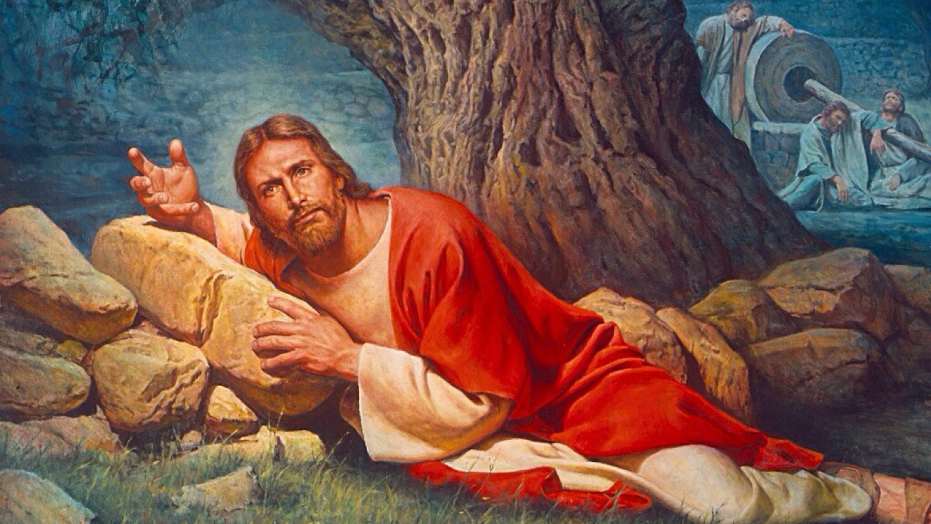 Jesus Praying Wallpaper HD