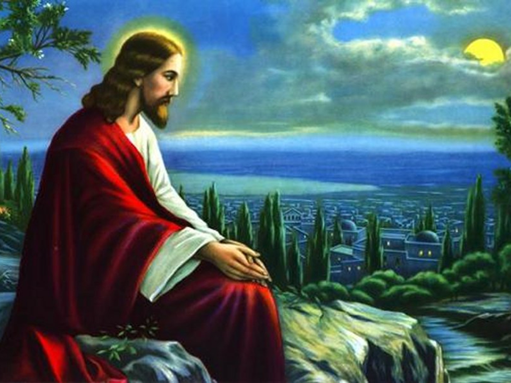 Jesus Christ Praying Wallpaper