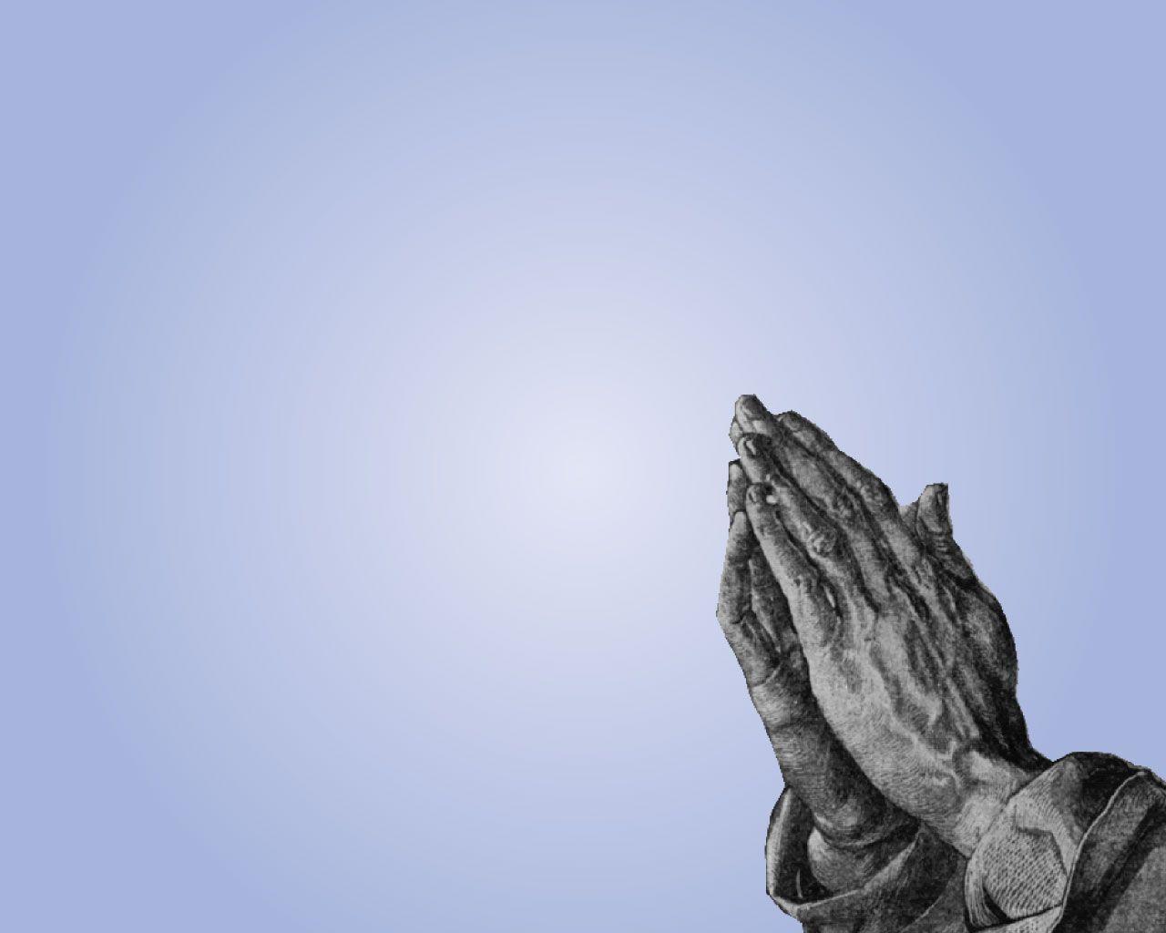 Prayer Hands Laptop Wallpaper