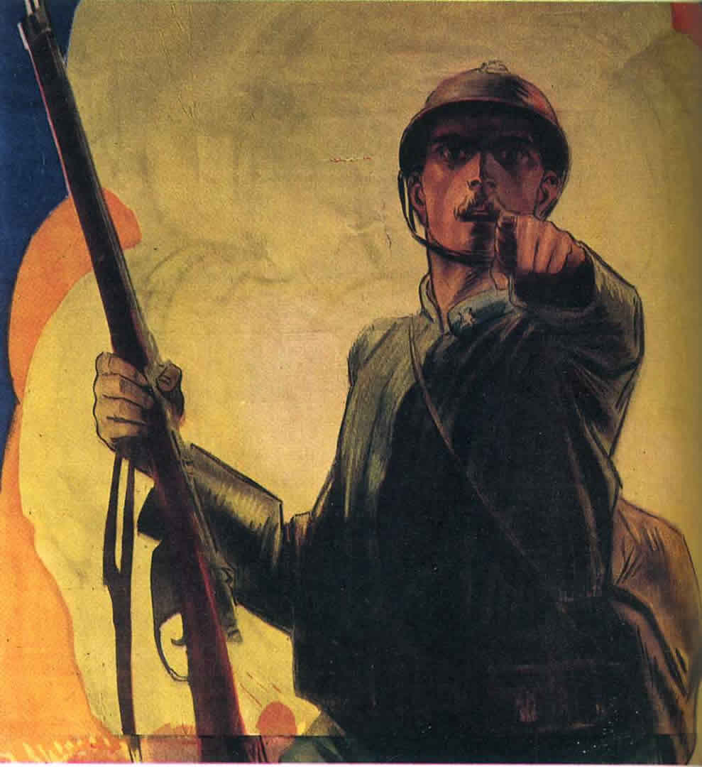 French World War 1 Recruitment Wartime Posters