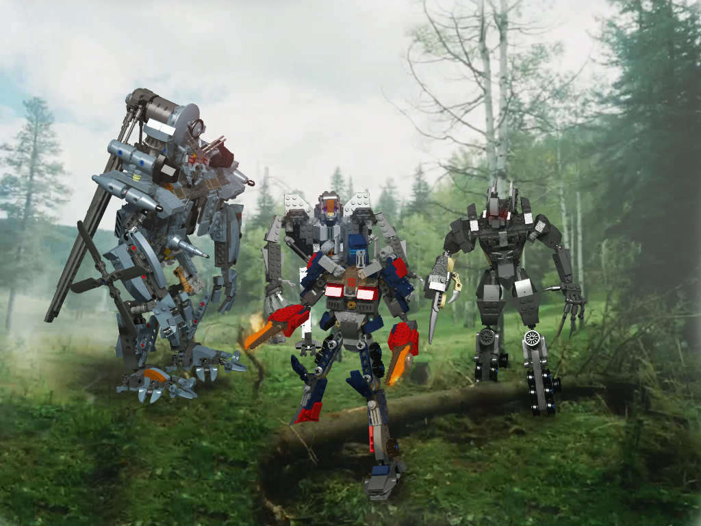 Transformers Forest Fight: Optimus Vs Megatron, Starscream And Grindor Sci Fi