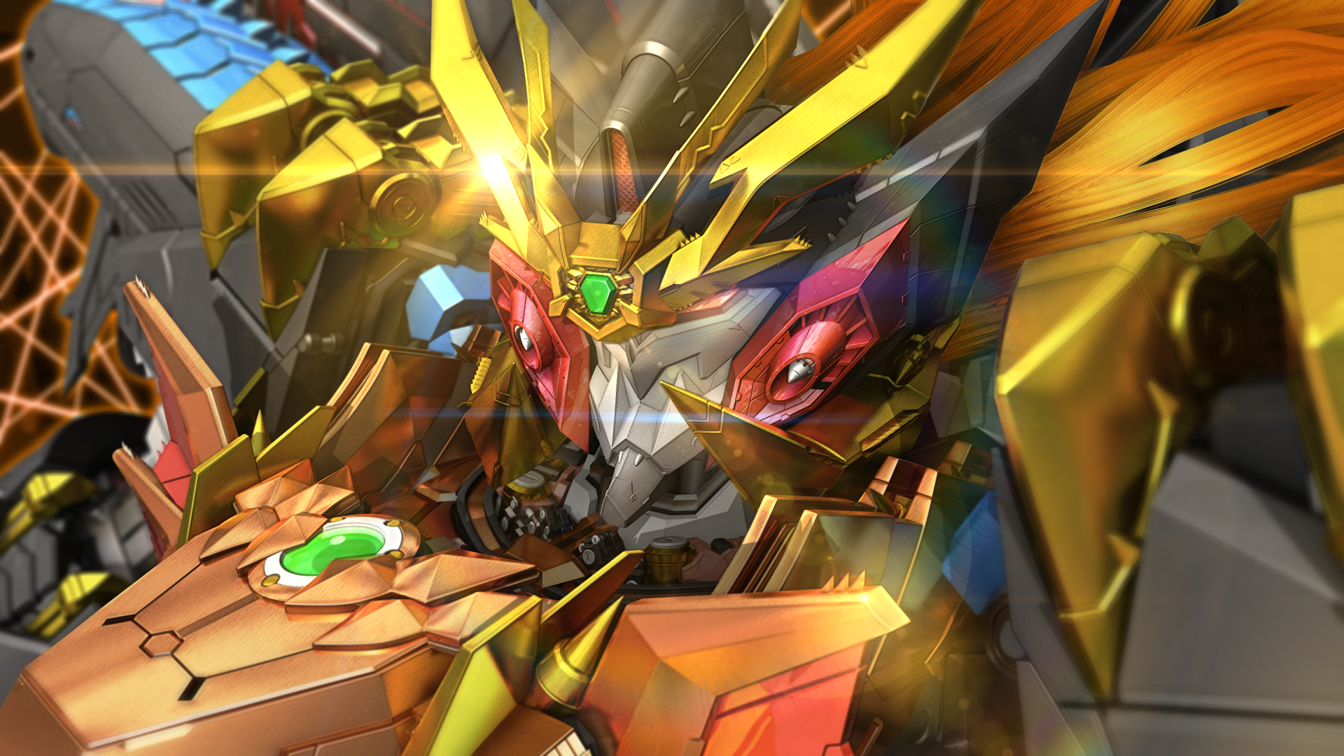 Anime Robot The King Of Braves Gaogaigar FiNAL Genesic Gaogaigar Super Robot Wars Fan Art Artwork Di Wallpaper:1920x1080