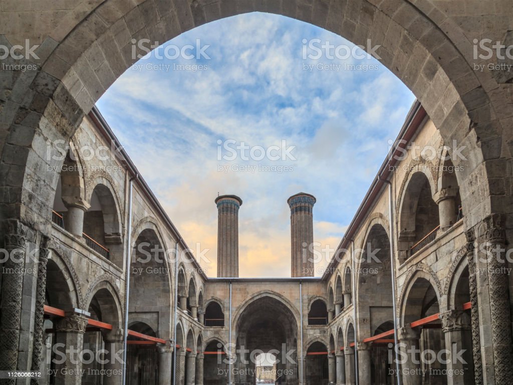 Inside Of Cifte Minareli In Erzurum Turkey Image Now