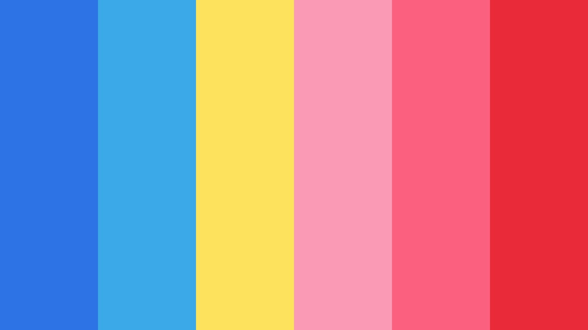Blue, Yellow, Pink & Red Color Scheme Blue SchemeColor.com