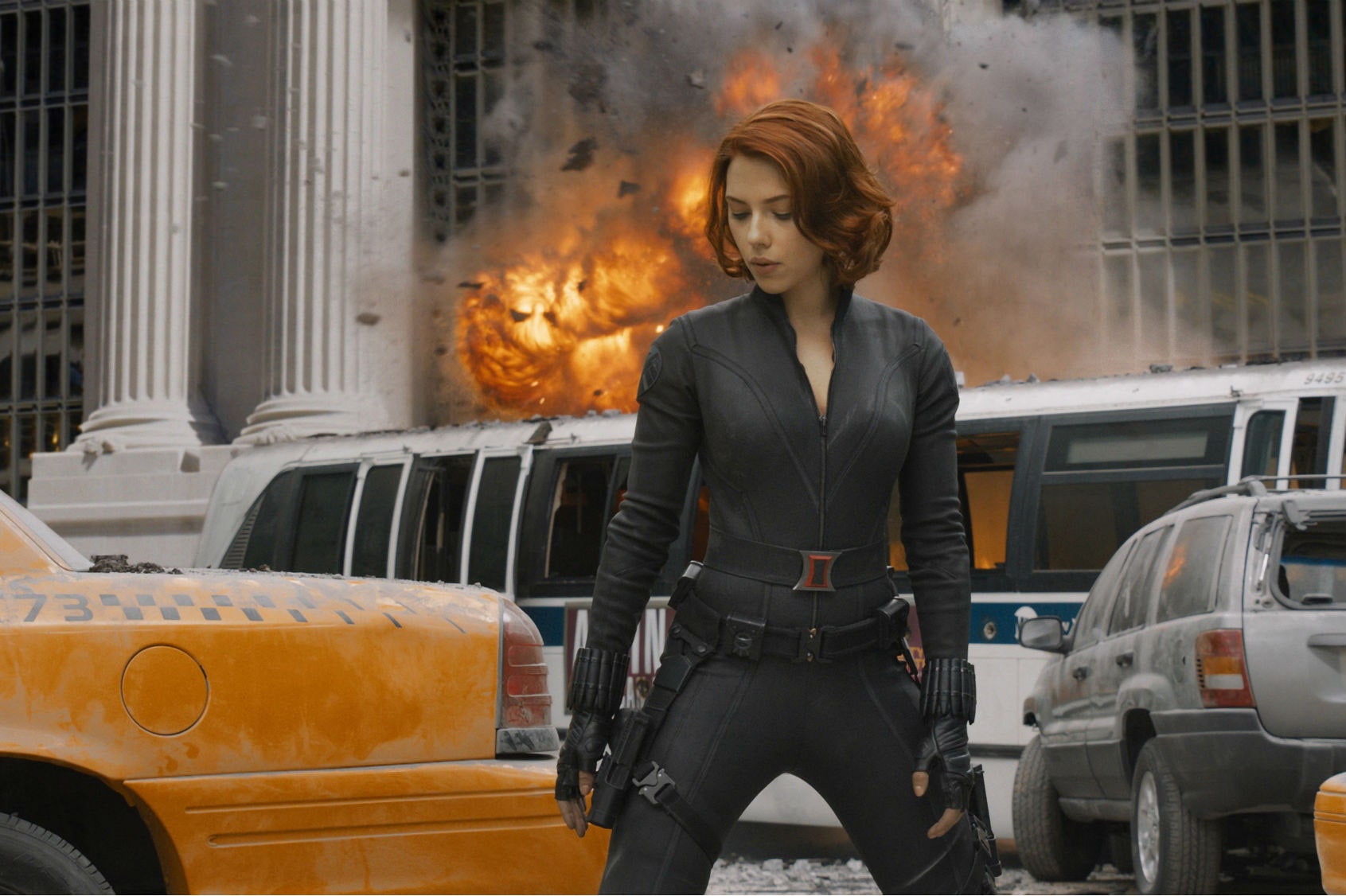 As Chris Evans Prepares to Leave Marvel, Scarlett Johansson Cashes In