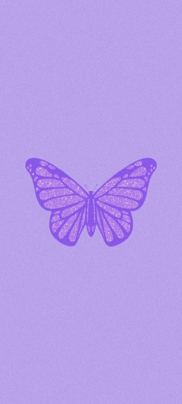 Purple Butterfly. Purple glitter