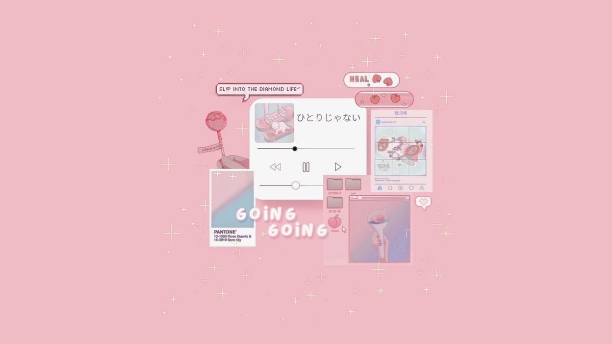 seventeen desktop wallpaper. Cute laptop wallpaper, Pink wallpaper desktop, Pink wallpaper laptop