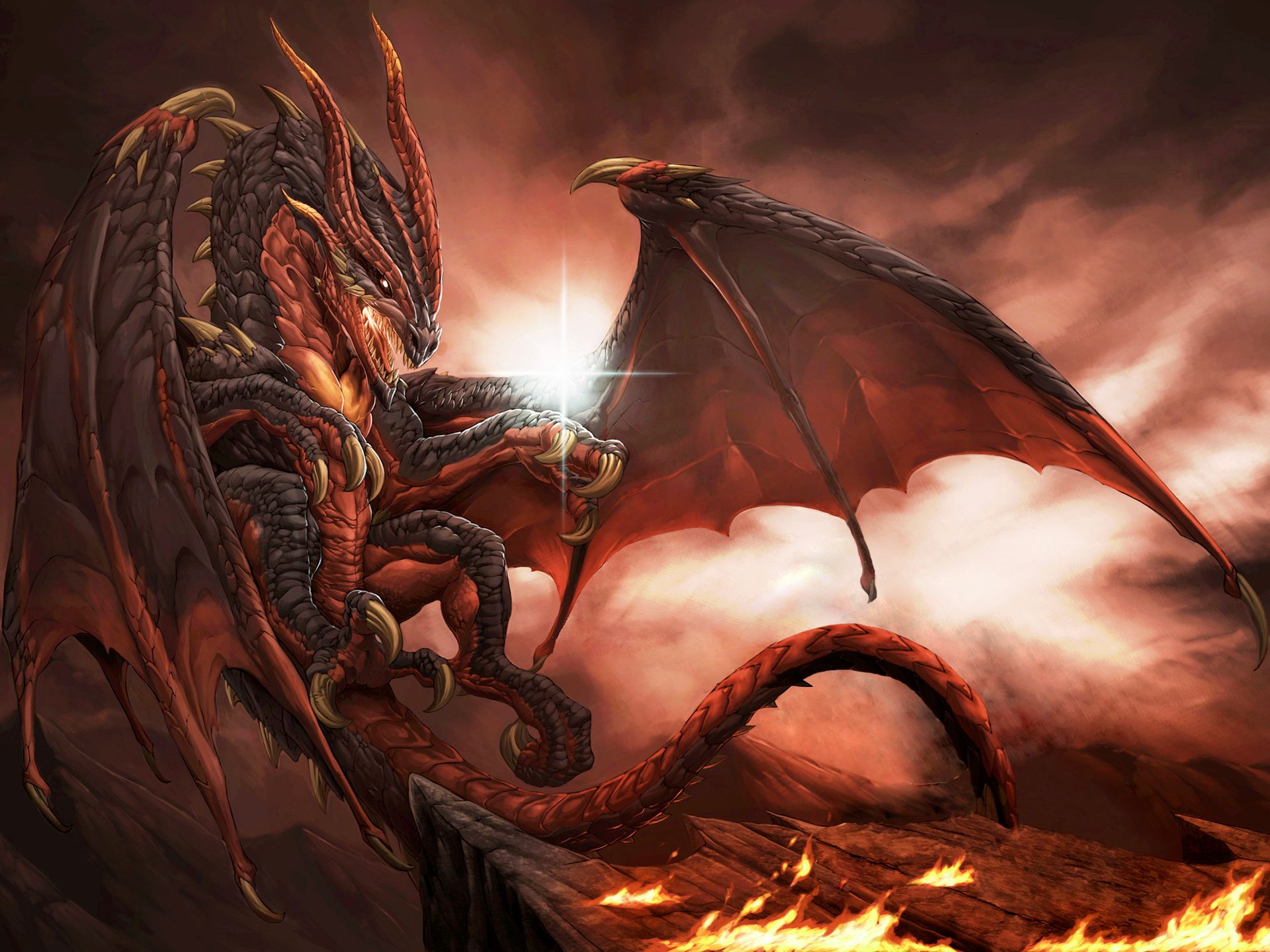 Anime Cool Dragon Wallpaper