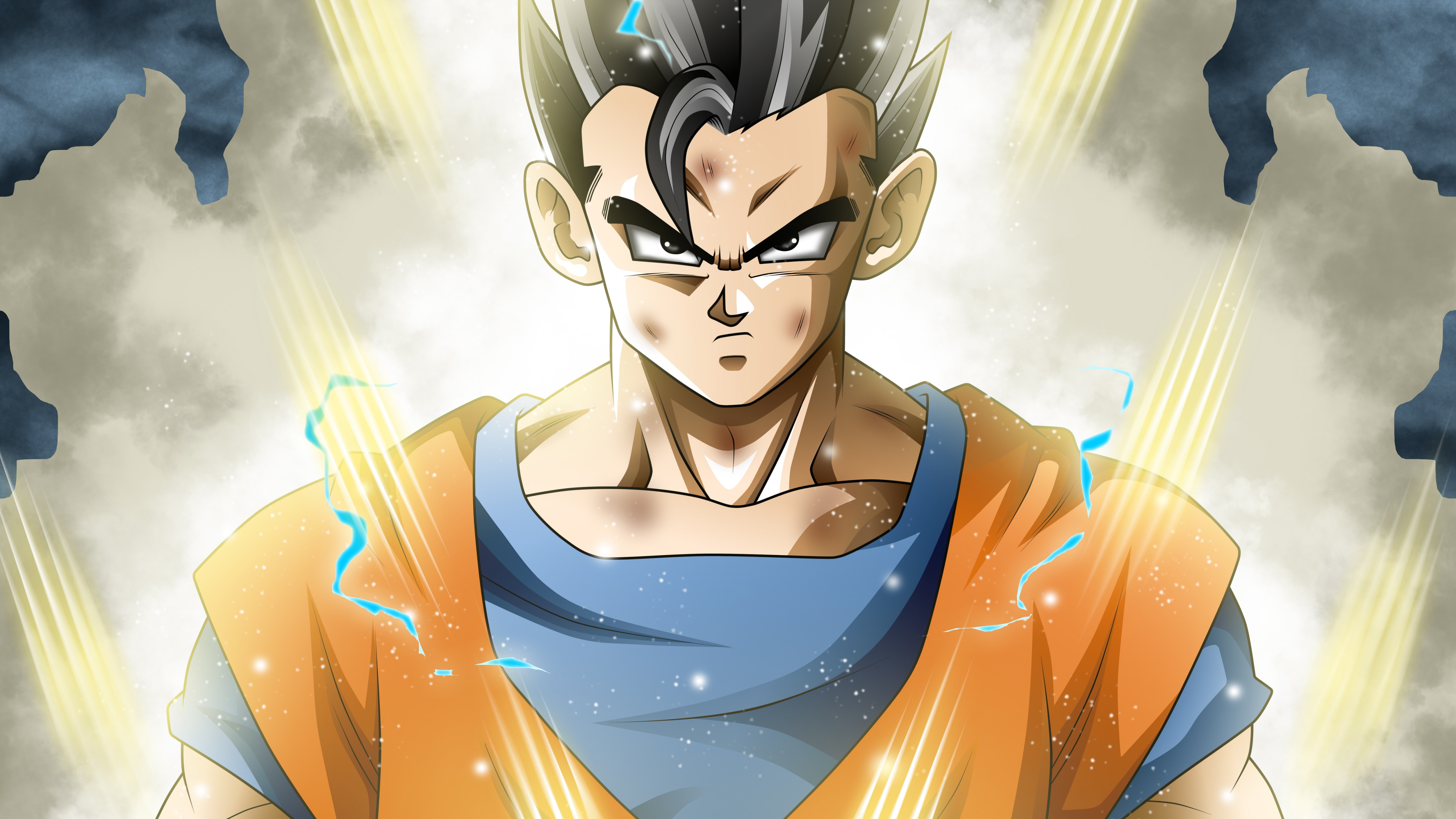 Wallpaper anime, Dragon Ball Super, Mystic Gohan, 5k, Art