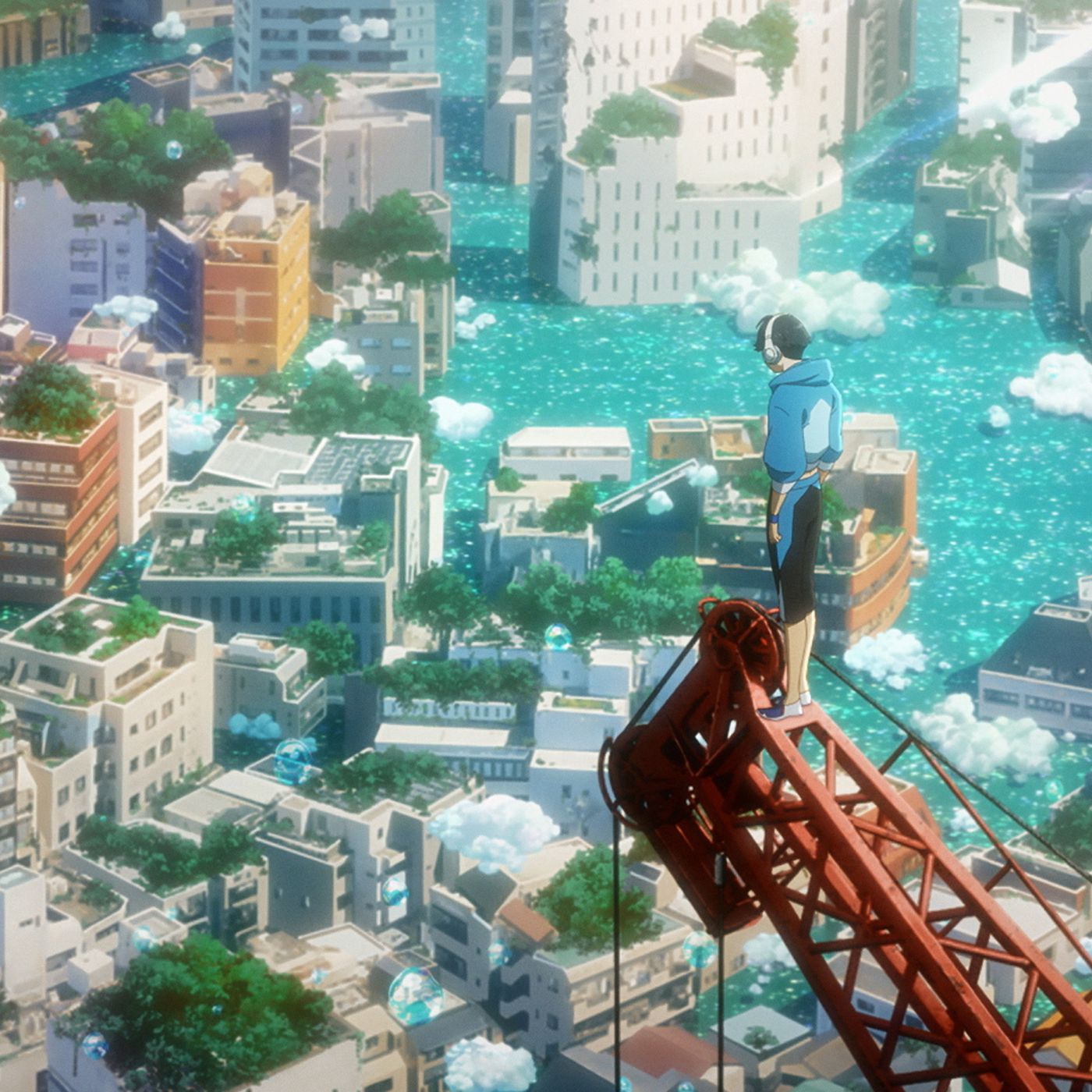 Netflix Anime Bubble Turns Post Apocalyptic Tokyo Into A Colorful Playground