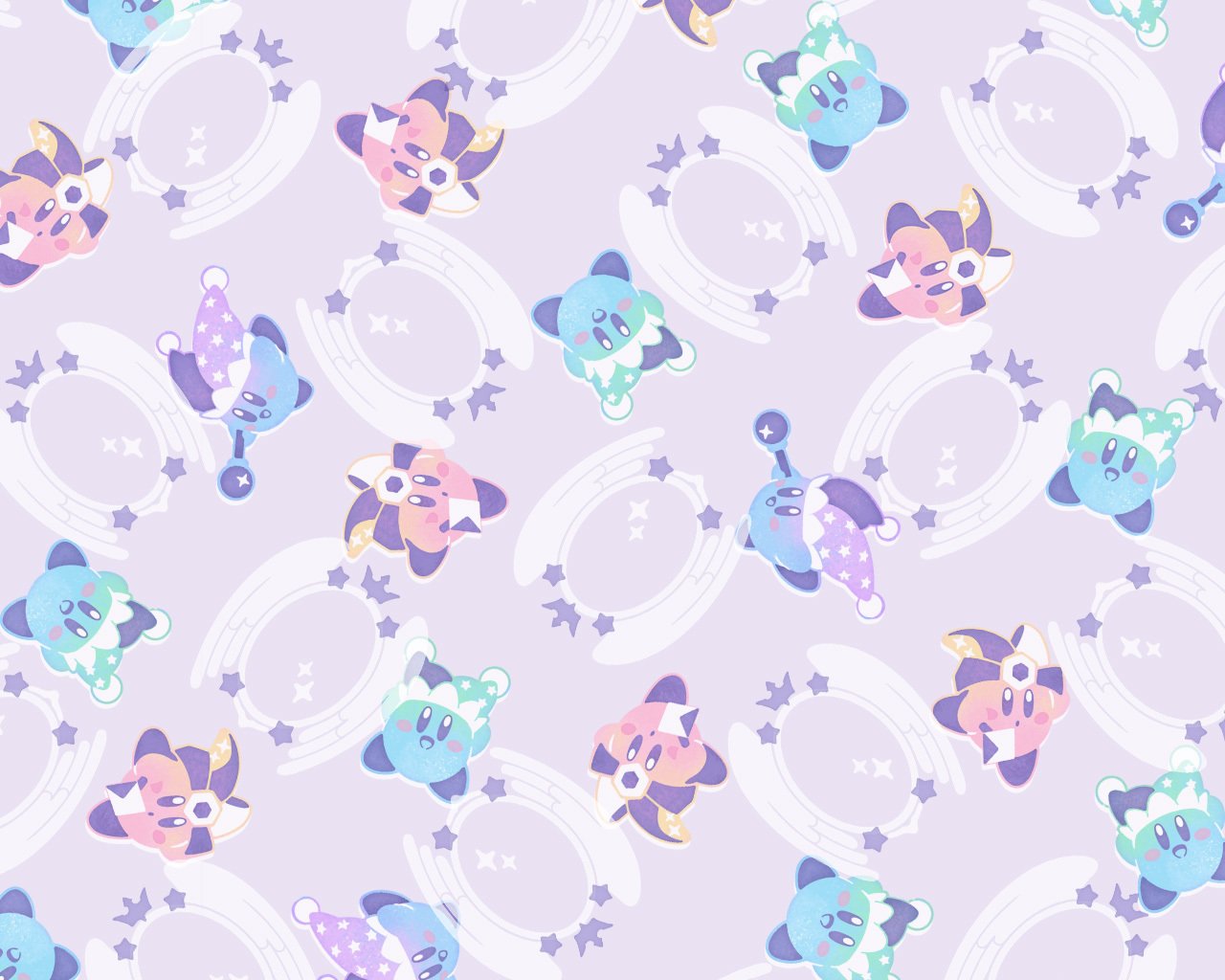 Nintendo of America the Mirror ability winning round 1 of the #Kirby Battle Royale Copy Ability Poll with this cute wallpaper!