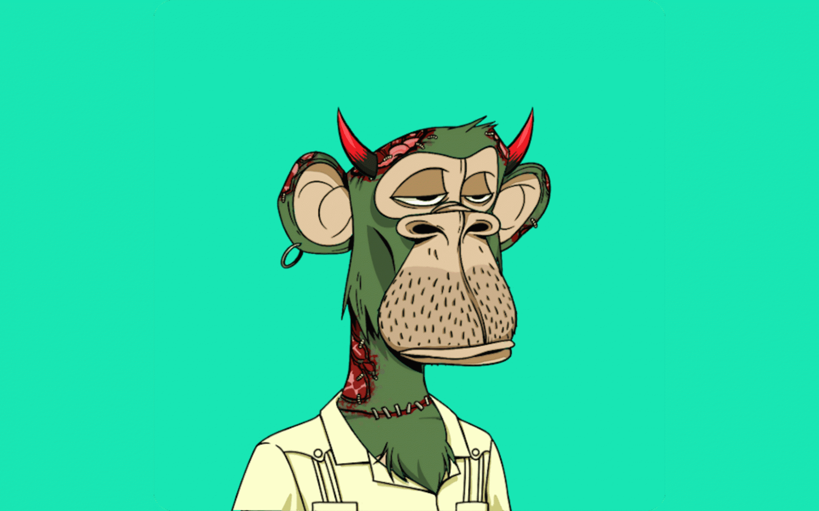 Download Free APE Monkey NFT 3D Art Background Wallpaper  GetWallsio