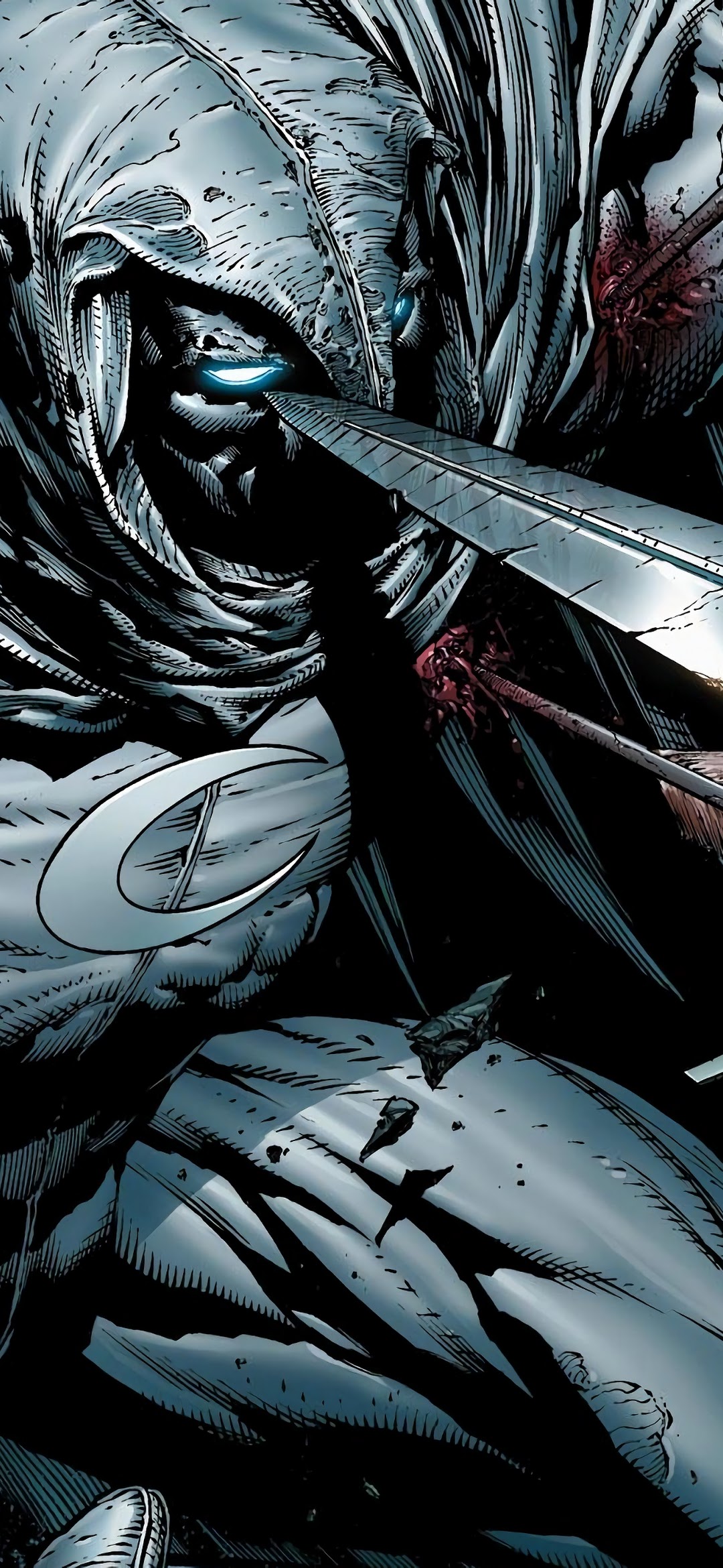 Moon Knight Phone iPhone 4K Wallpaper free Download