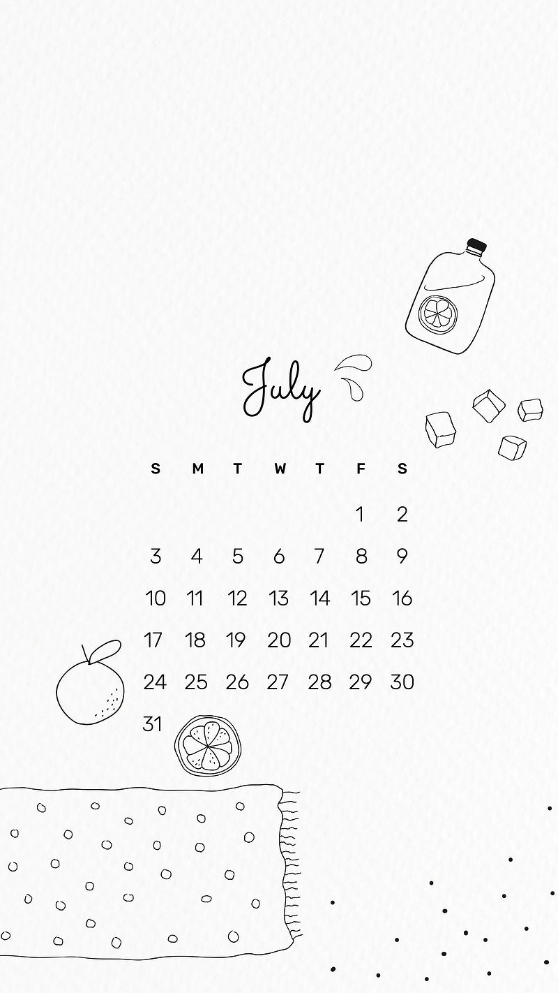 July 2022 Calendar Wallpaper Image Wallpaper