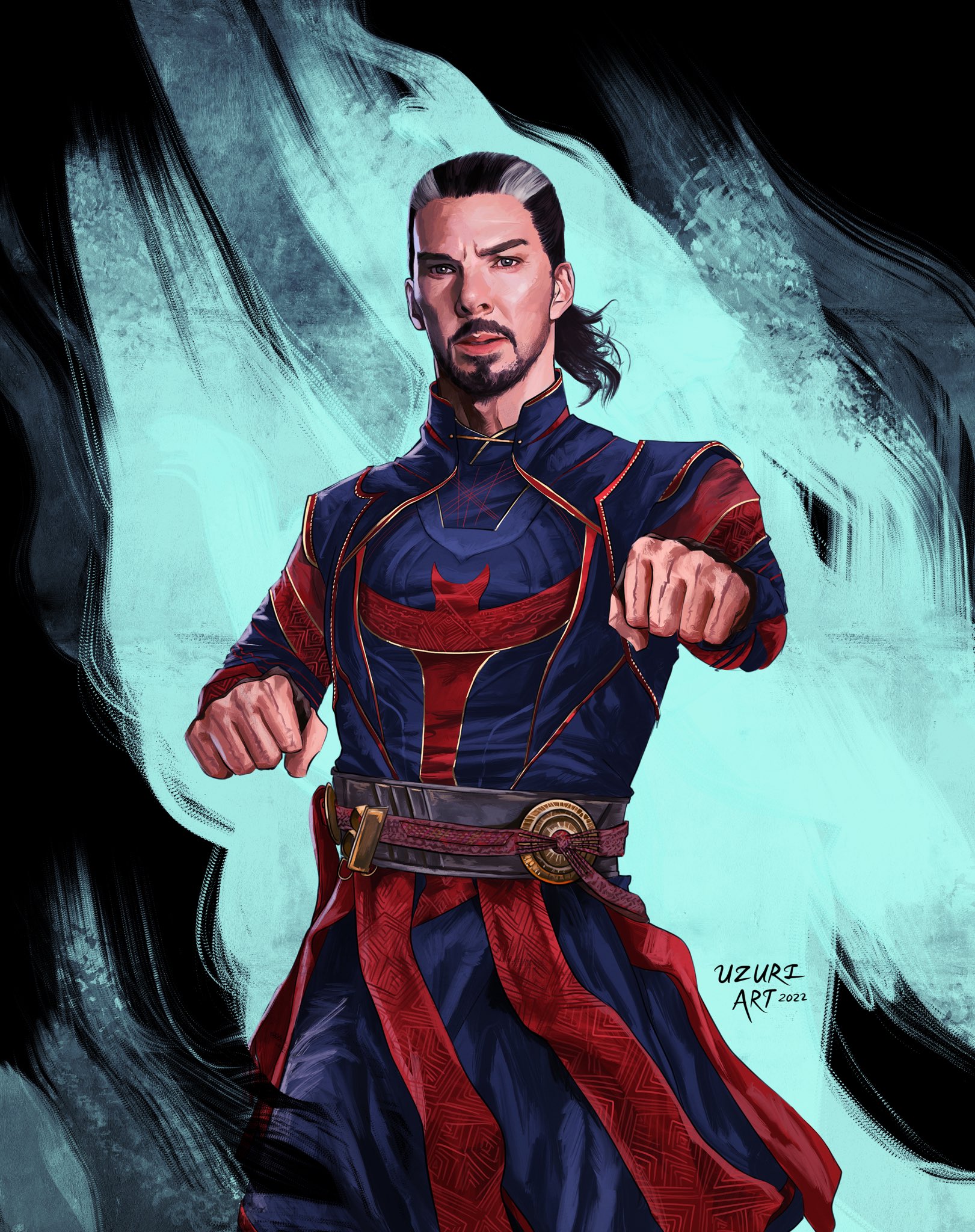 Uzuri Art Strange was one of my favorite designs in #MultiverseOfMadness, so I was thrilled to paint him next in my series focusing on Doctor Strange's variants. #fanart #digitalart