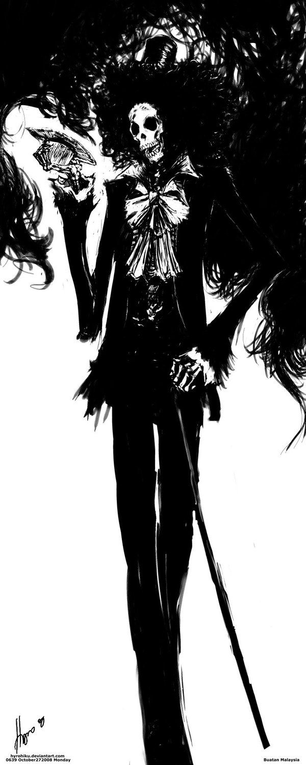 Creepy Brook. Brooks one piece, One piece manga, One piece