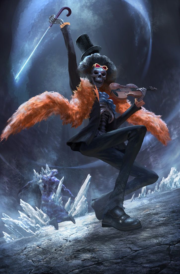 Brook By Young Street. Brooks One Piece, One Piece Luffy, One Piece Manga