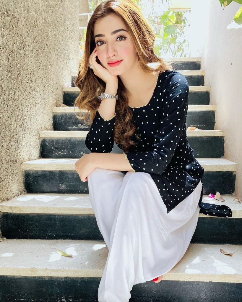 Universal Celebs on X: Nawal Saeed Adorable Look in White Outfit