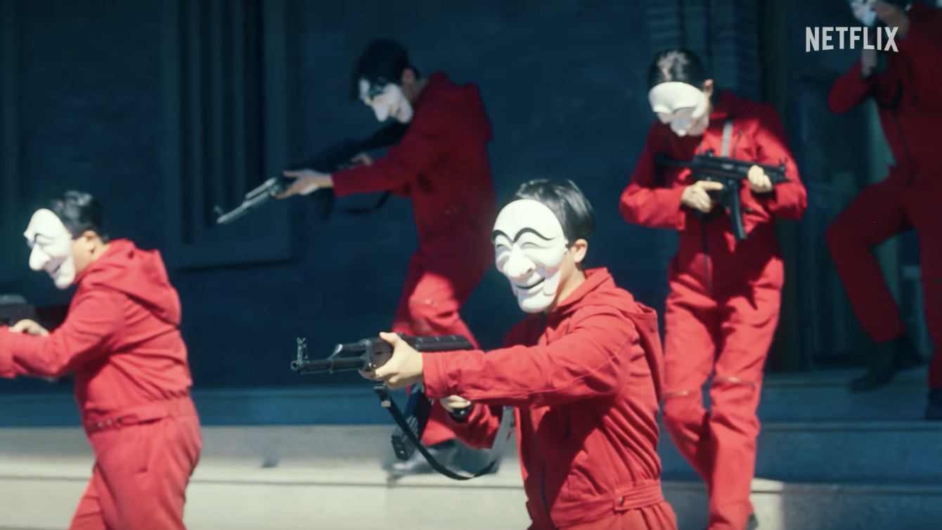 Here's a glimpse of the 'Money Heist: Korea Economic Area' characters in action. GMA News Online