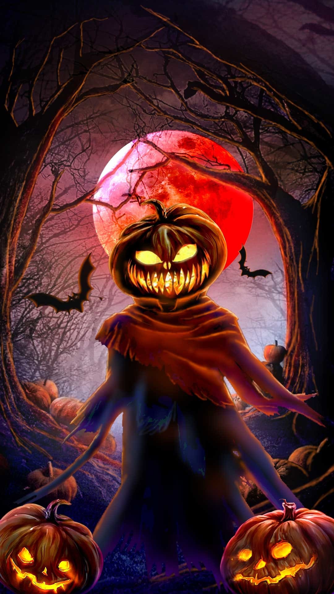 Jack O'Lantern Wallpaper 2020 [ Halloween Pumpkin ]
