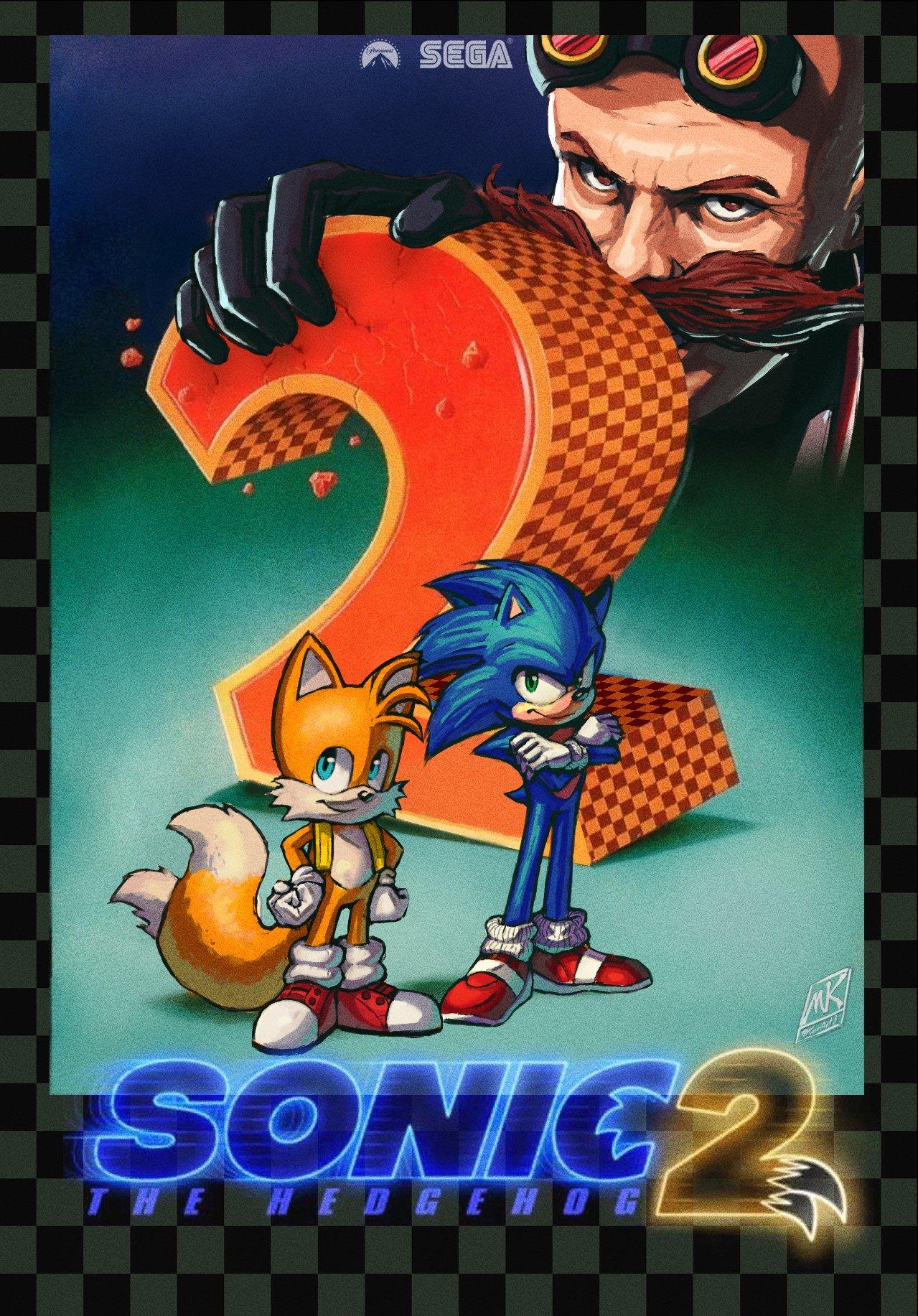 Poster. Sonic the Hedgehog 2 (2022 Film)