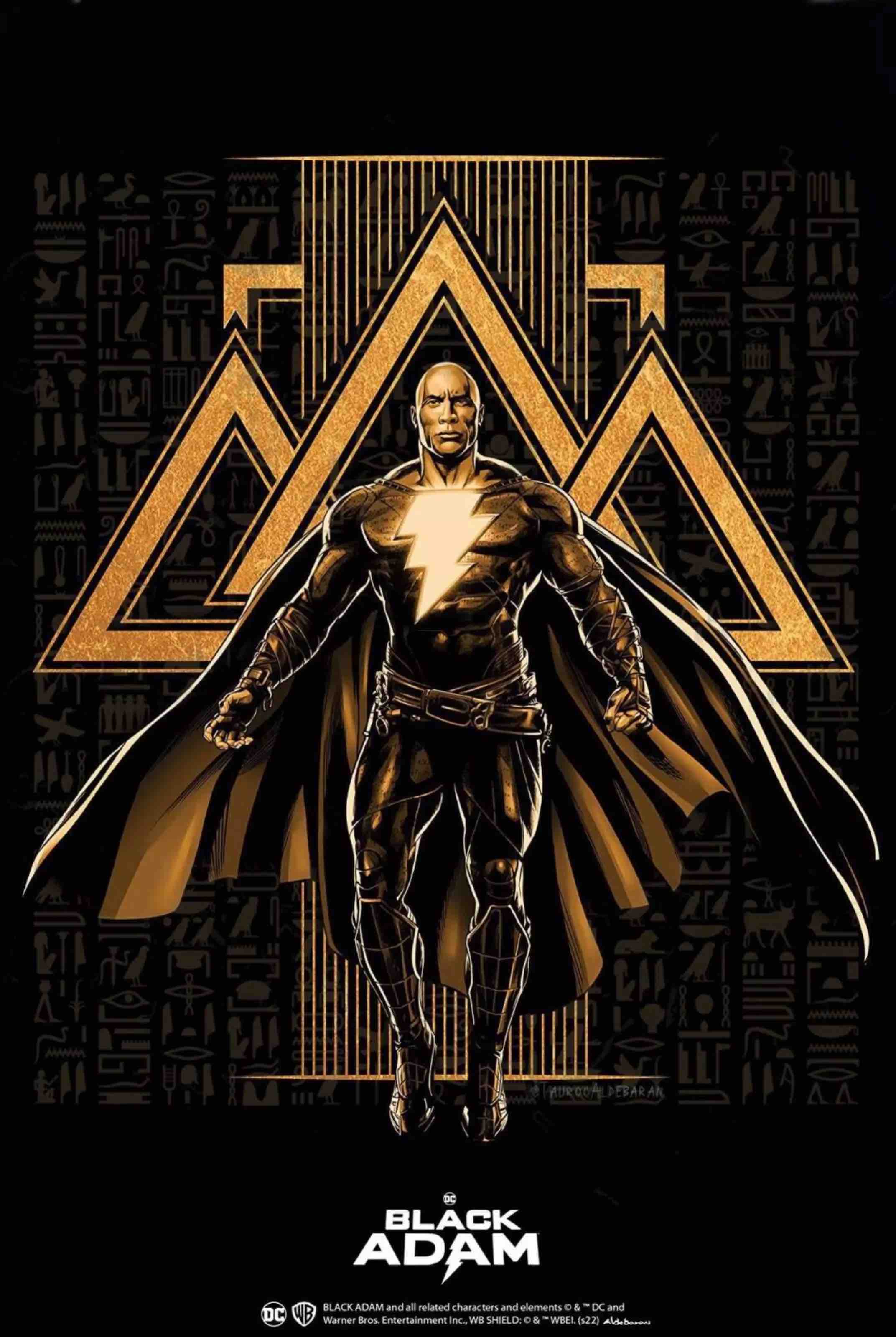 BLACK ADAM (2022) Dwayne Johnson's DC antihero with first trailer and MANIA