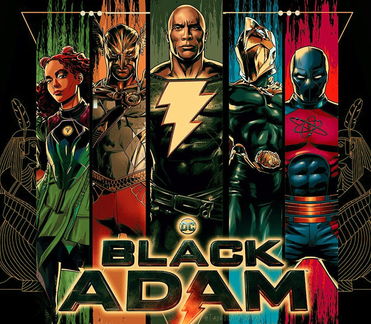 Black Adam New Posters Black Adam and the JSA!