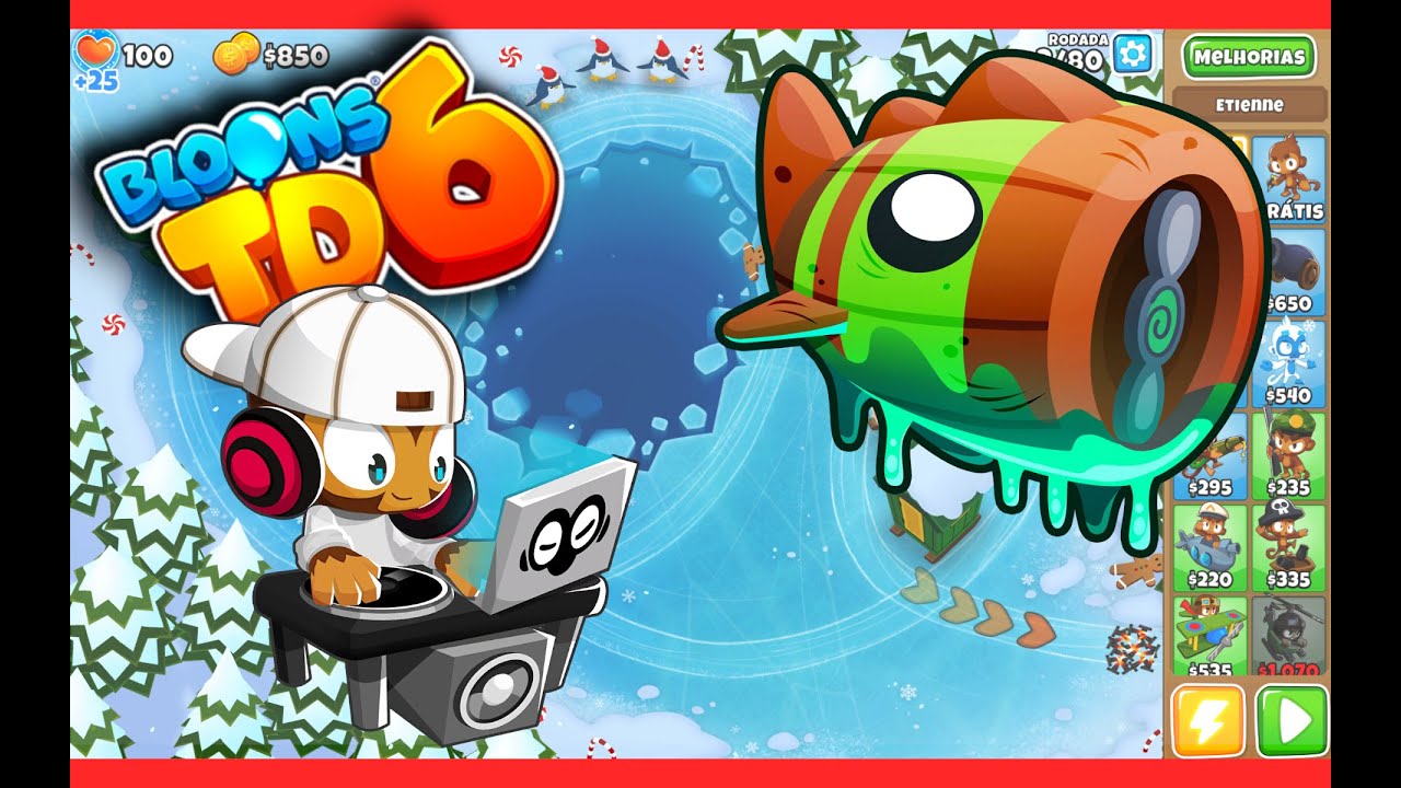 Bloons TD 6 Normal em Patins com Benjamin